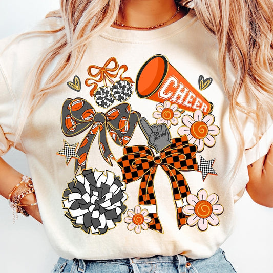 Cheer Coquette Orange Cheer