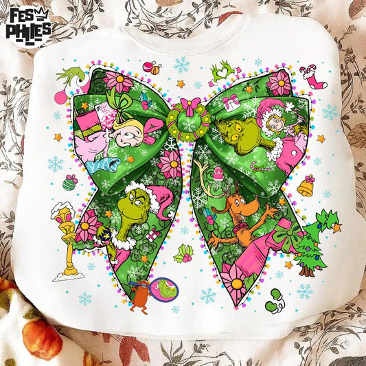 Grinch Bow