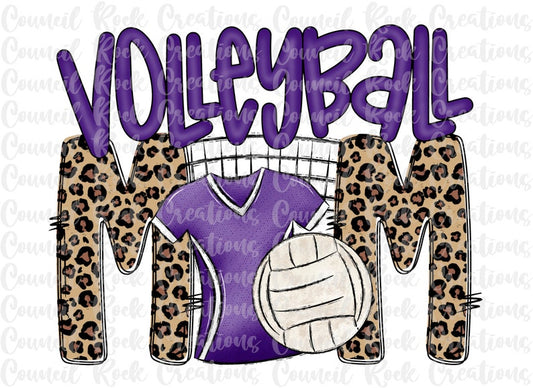 Cheetah VB Mom doodle letters