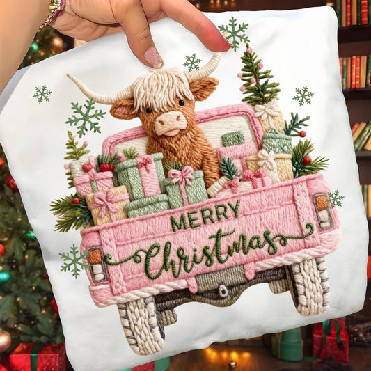 Faux Yarn Highland Cow
