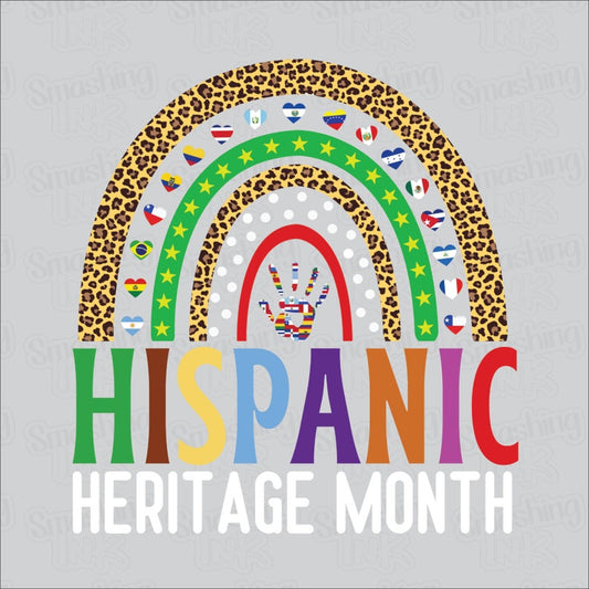 Hispanic Heritage Cheetah Rainbow