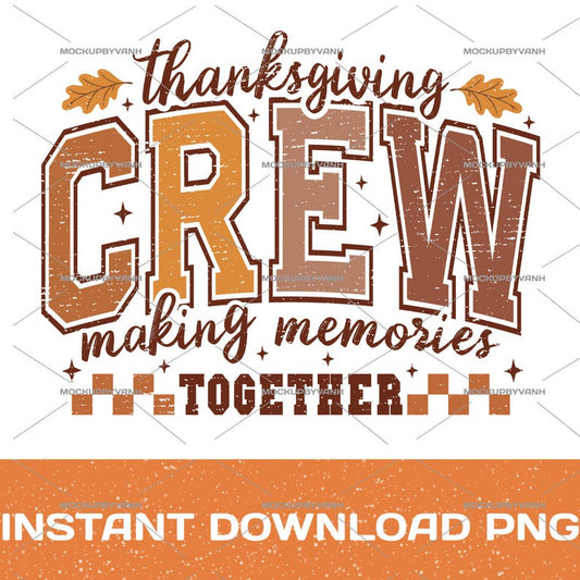 Thanksgiving Crew Distressed