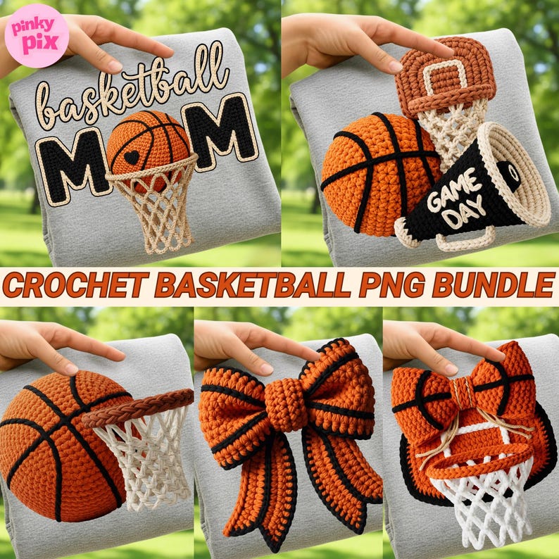 Basketball Faux Crochet